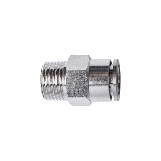 Metal Pu Fitting Straight 12mm X 3/8" M